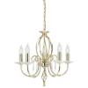 Aegean Polished Brass - Elstead Lighting - lampa wisząca 5-ramienna