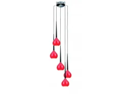 Aga 5 Red - Azzardo - lampa wisząca