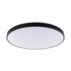 Agnes Round Led Black L 4000K - Nowodvorski - lampa sufitowa łazienkowa