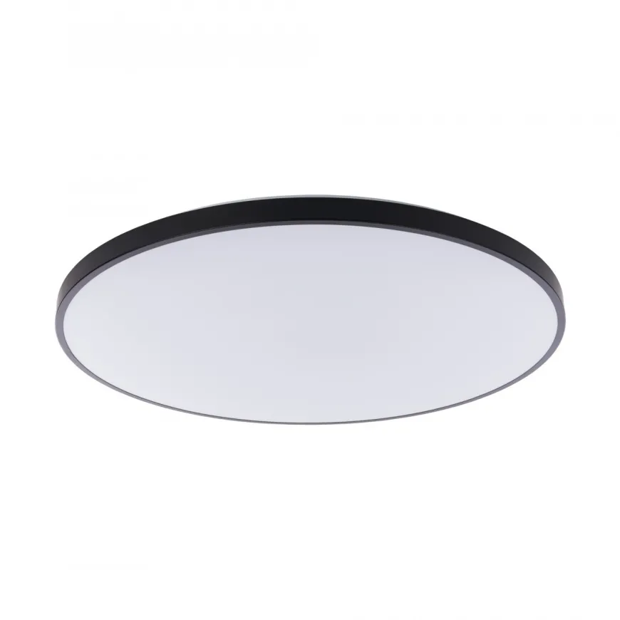 Agnes Round Led Black M 4000K - Nowodvorski - lampa sufitowa łazienkowa