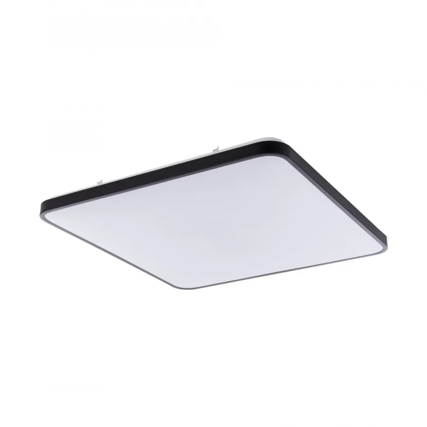 Agnes Square Led Black L 3000K - Nowodvorski - lampa sufitowa łazienkowa