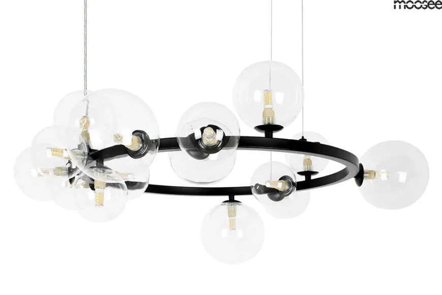 Alure 85 Czarna - Moosee - lampa wisząca