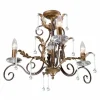 Amarilli Bronze And Gold - Elstead Lighting - lampa wisząca 3-ramienna