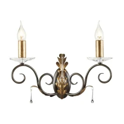 Amarilli Bronze And Gold - Elstead Lighting - kinkiet klasyczny