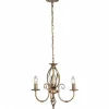 Artisan Aged Brass - Elstead Lighting - lampa wisząca 3-ramienna
