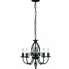 Artisan Light Black - Elstead Lighting - lampa wisząca 5-ramienna