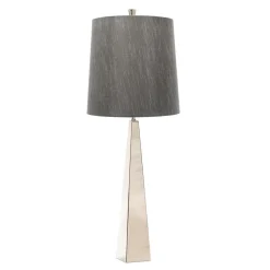Ascent Polished Nickel - Elstead Lighting - lampa biurkowa nowoczesna