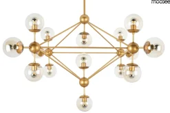 Astrifero 15 Złota / Bursztynowa - Moosee - lampa wisząca