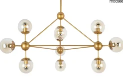 Astrifero 10 Złota / Bursztynowa - Moosee - lampa wisząca