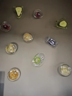 ATACCAPANNI - lampka LED do zawieszenia na ścianie ręcznie wykonana ze szkła dmuchanego Murano