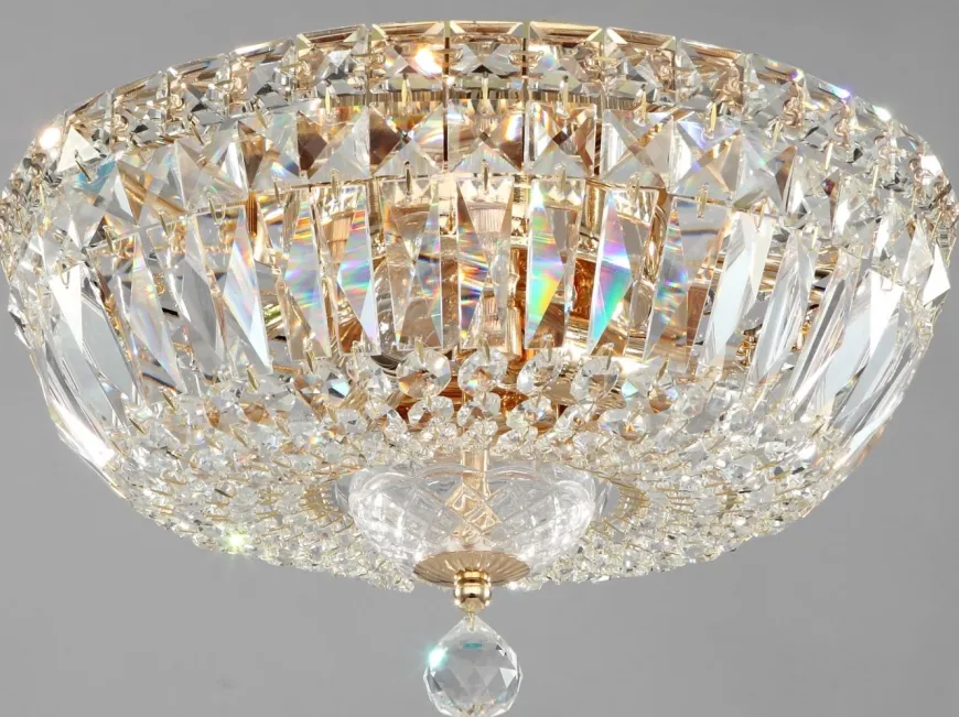 Basfor Gold Ø30 - Maytoni - lampa sufitowa klasyczna