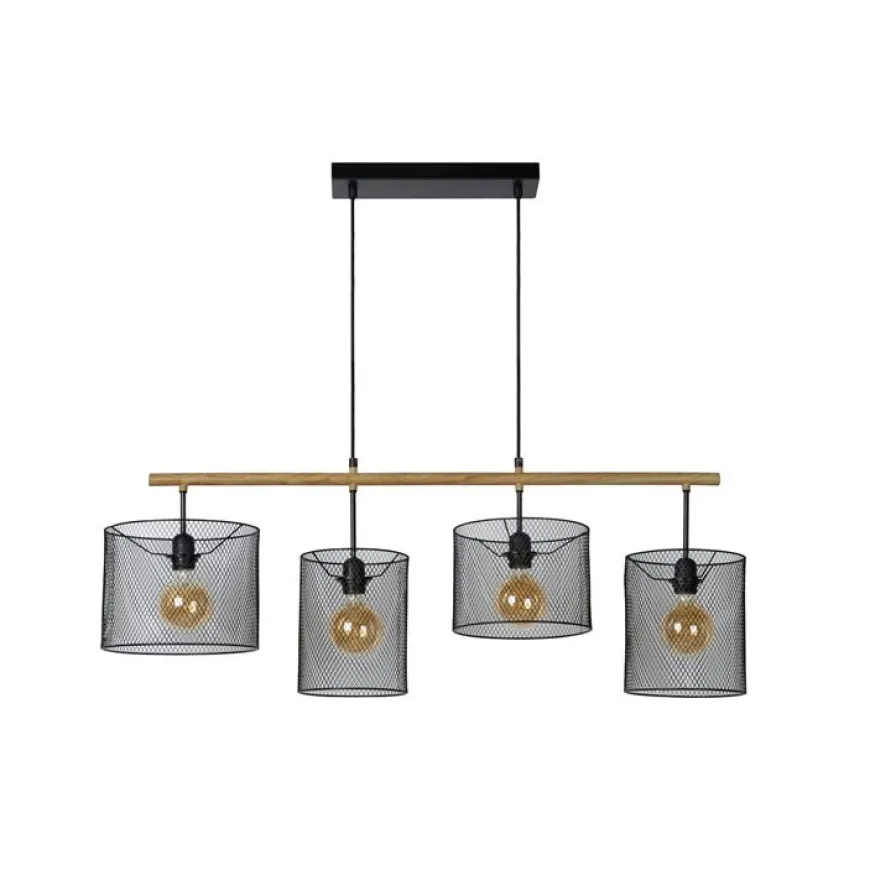 Baskett L107 czarny - Lucide - lampa wisząca
