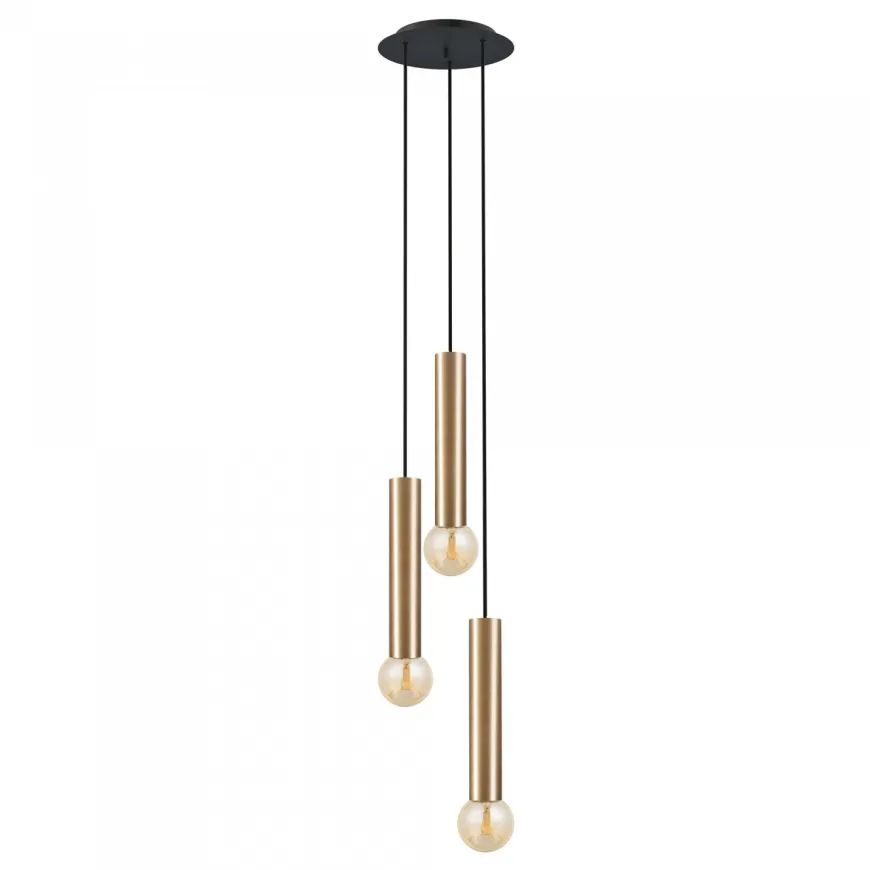 Baton Solid Brass III - Nowodvorski - lampa wisząca nowoczesna