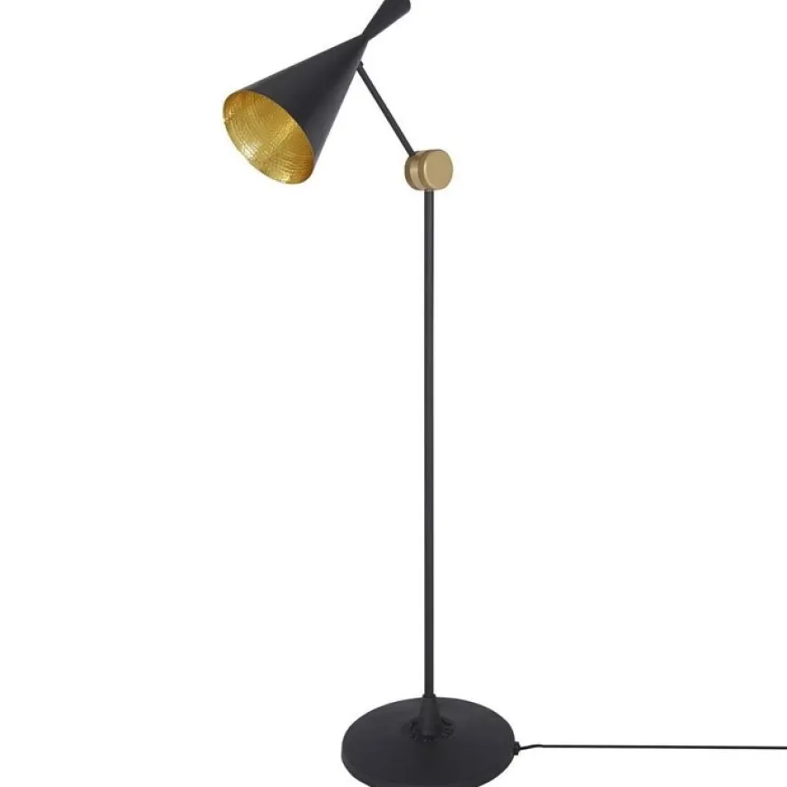 Beat Floor H157 czarny - Tom Dixon - lampa biurkowa