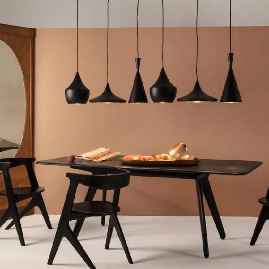 Beat range linear EU 1 czarny - Tom Dixon - lampa wisząca