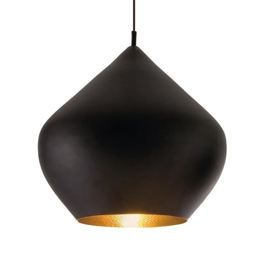 Beat Stout Ø52 czarny - Tom Dixon - lampa wisząca