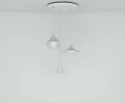 Beat Trio Round biały - Tom Dixon - lampa wisząca