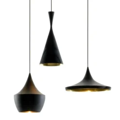 BEAT TRIO ROUND EU czarny - Tom Dixon - lampa wisząca