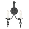 Belfry Black - Elstead Lighting - kinkiet podwójny