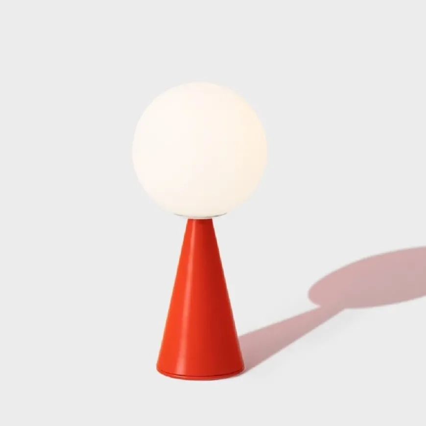 Bilia Mini H26 czerwony - Fontana Arte - lampa biurkowa