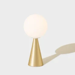 Bilia Mini H26 mosiądz - Fontana Arte - lampa biurkowa