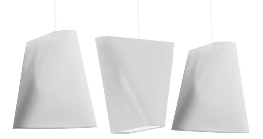 Blum 3 Biały - SOLLUX LIGHTING - lampa wisząca