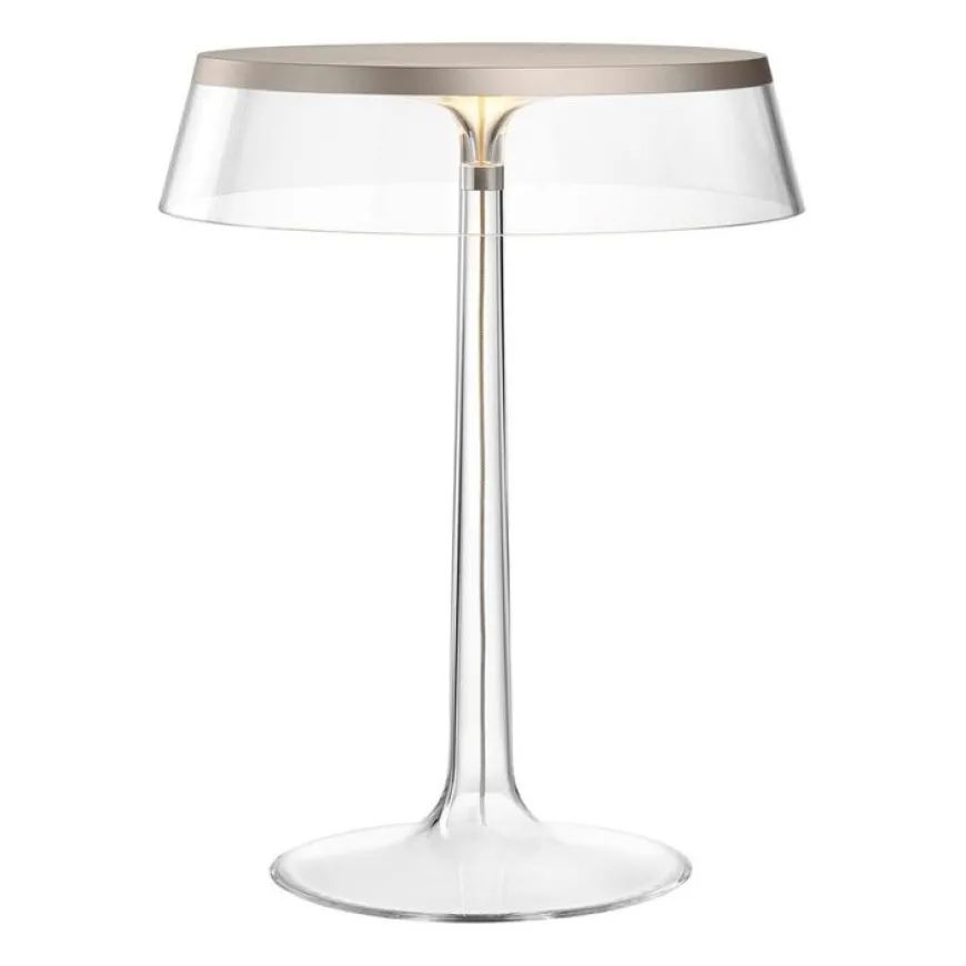 Bon Jour H41 satyna, przezroczysty - Flos - lampa biurkowa