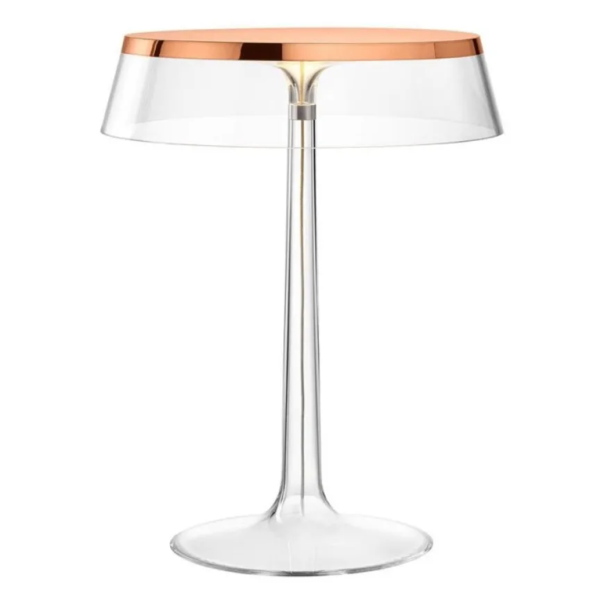Bon Jour H41 transparent miedź - Flos - lampa biurkowa