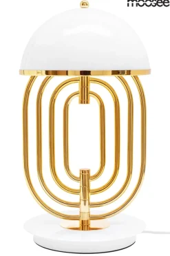 Bottega Złota / Biała - Moosee - lampa biurkowa