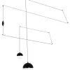 Bowl Duo Czarna - Moosee - lampa wisząca