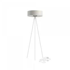 Cadilac III White-Silver - Nowodvorski - lampa podłogowa nowoczesna