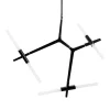 Candelabr 6 Czarna - King Home - lampa wisząca