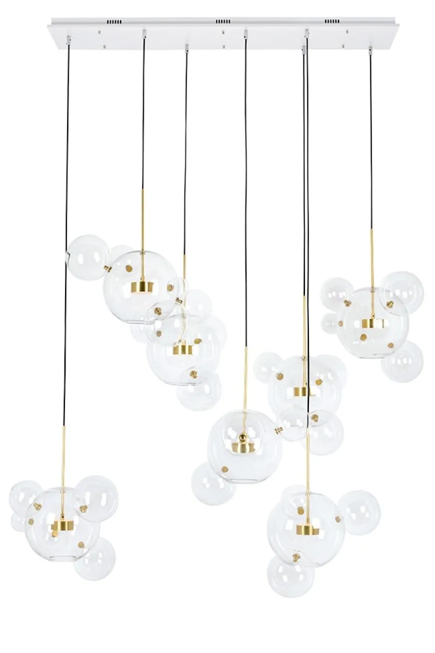 Capri Line 7 Złota - King Home - lampa wisząca