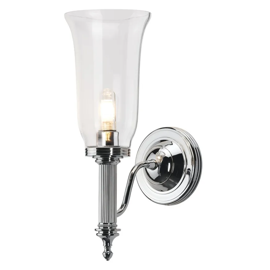 Carroll Led Polished Chrome H34 - Elstead Lighting - kinkiet łazienkowy