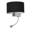 Casino Black-Chrome Led - Milagro - kinkiet nowoczesny