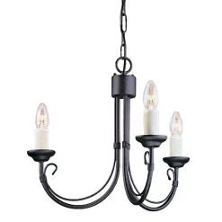 Chartwell Black - Elstead Lighting - lampa wisząca 3-ramienna