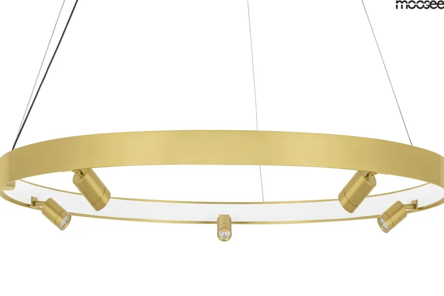Circle Spot 98 Gold Złota - Moosee - lampa wisząca