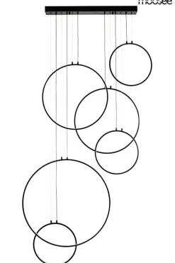 Circulo Six Czarna - Moosee - lampa wisząca