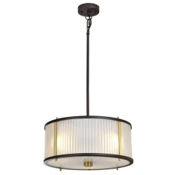 Corona brąz - Elstead Lighting - lampa wisząca