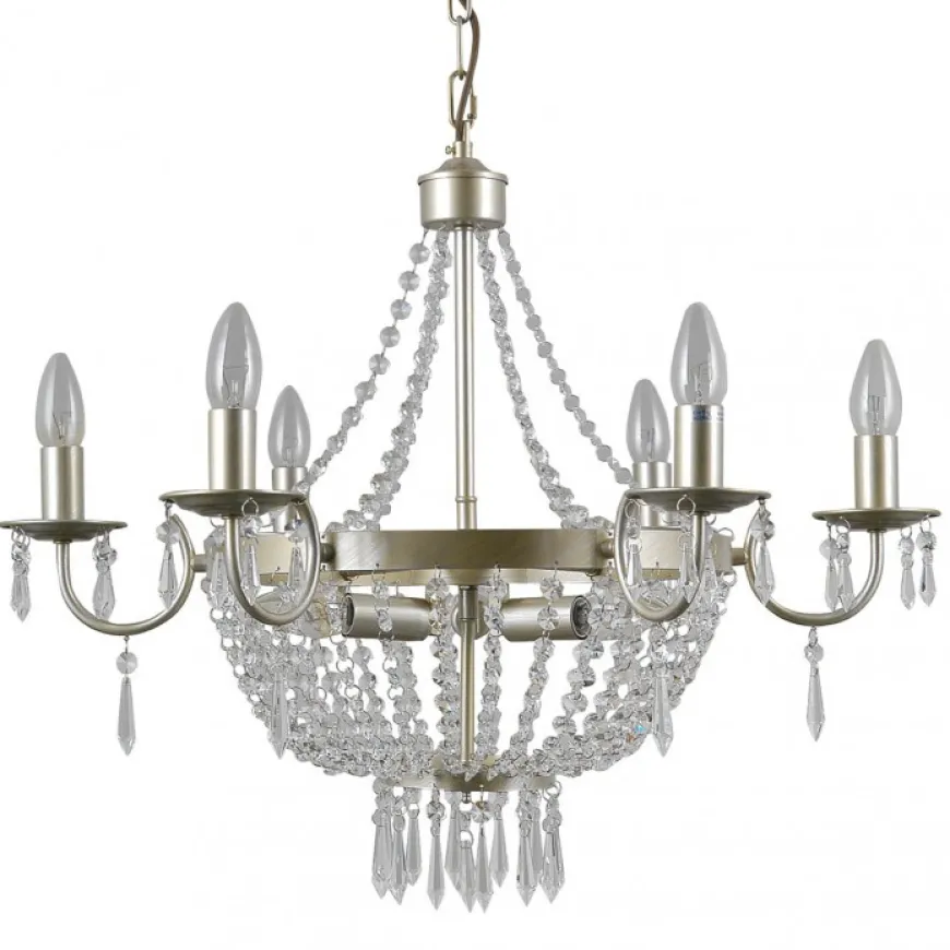 Cortina Champagne Ø65 - Italux - lampa wisząca klasyczna