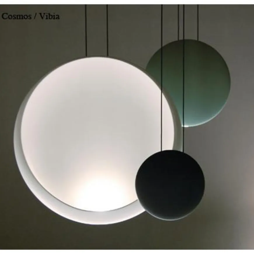 Cosmos 2511 zielony biały brązowy - Vibia - lampa wisząca