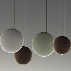 Cosmos 2515 zielony szary brązowy - Vibia - lampa wisząca