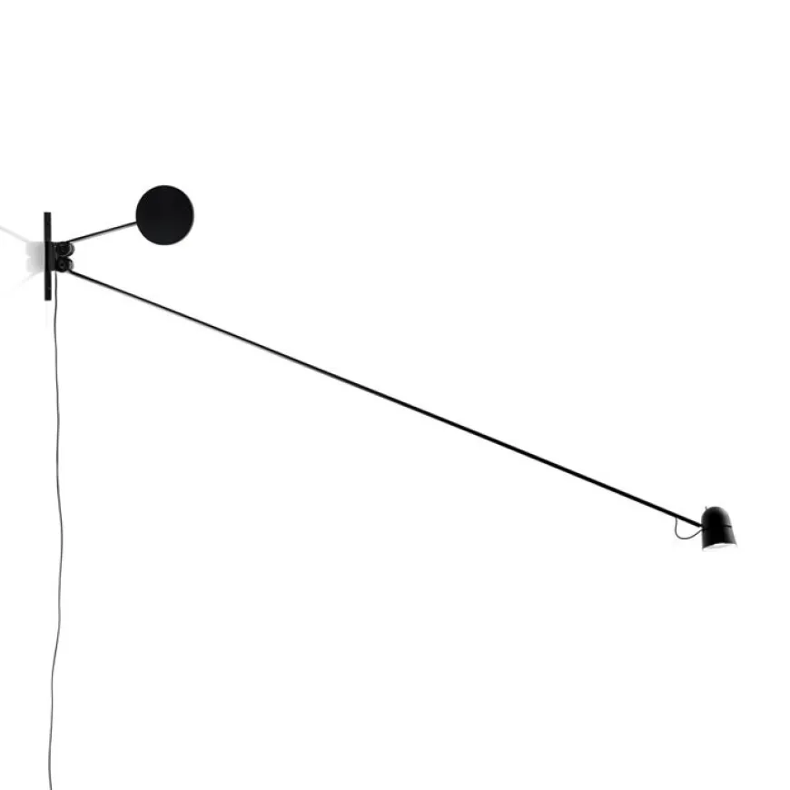 Counterbalance L191.6 czarny - Luceplan - lampa ścienna