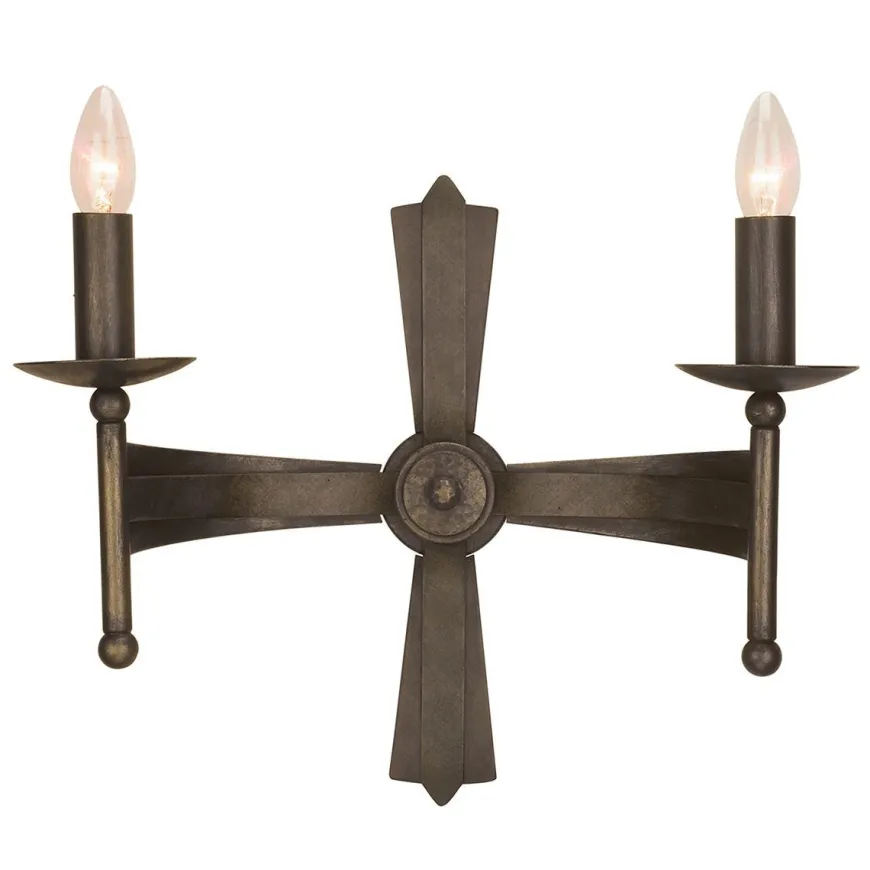 Cromwell Old Bronze - Elstead Lighting - kinkiet klasyczny