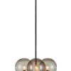 Crown czarny, przydymiony - Markslöjd - lampa wisząca