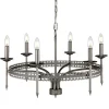 Crown Iron Gate - Elstead Lighting - lampa wisząca 6-ramienna