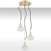 Cruz 1462 - Argon - lampa wisząca 3 pł. na okrągłej podsufitce