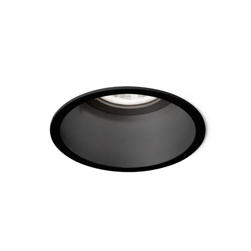 Deeper IP44 1.0 LED czarny - Wever & Ducré - oprawa wpuszczana