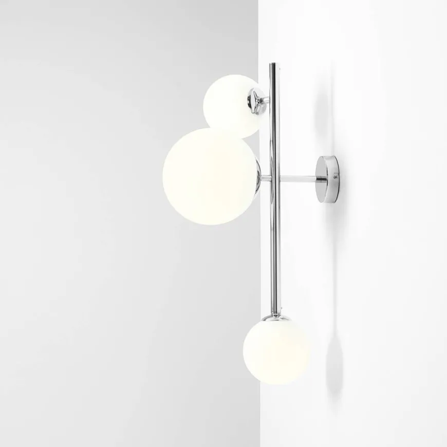 Dione 3 Wall Chrome - Artera - kinkiet