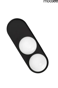 Drops 2 Czarna - Moosee - lampa ścienna